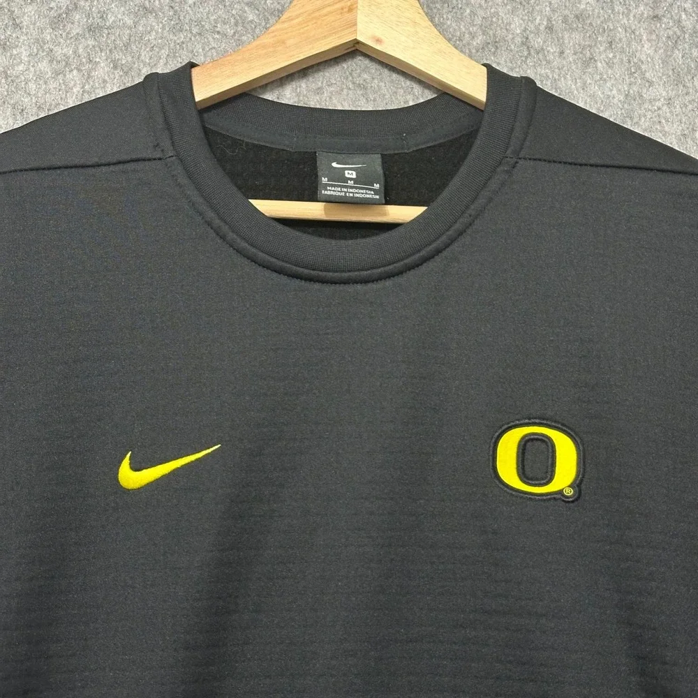 Nike Oregon Ducks Womens Medium‎ Black Crewneck Sweatshirt 35899X-OD7